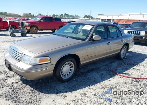 2002 Ford Crown Victoria Lx из США, поврежденный, VIN 2FAFP74W42X139460